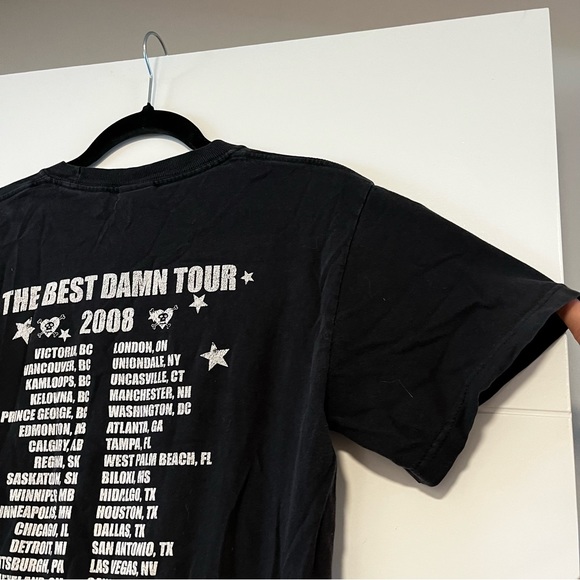 Avril Lavigne Vintage 2008 Tour Tee Shirt - Picture 9 of 13